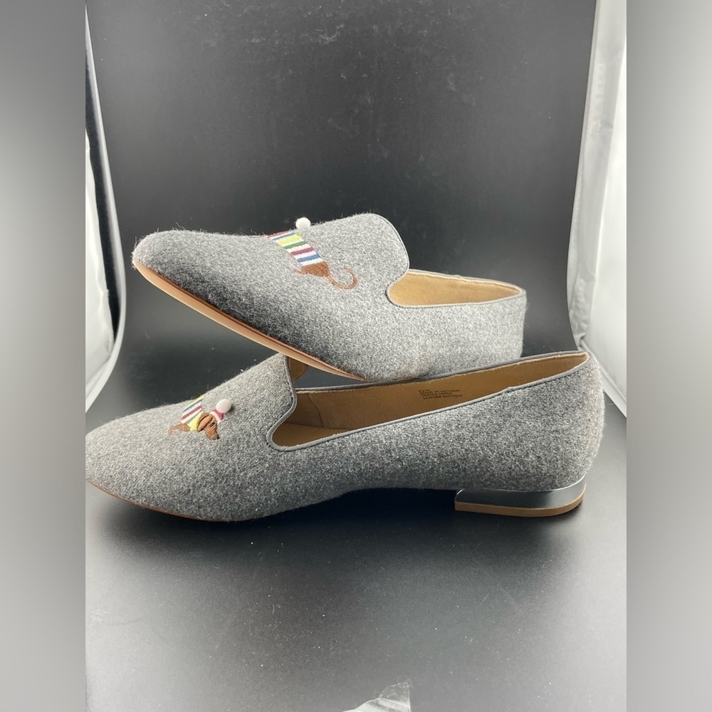 NEW TALBOTS RYAN NOVELTY LOAFERS - EMBROIDERED DACHSHUND SIZE 9.5 - Picture 10 of 13